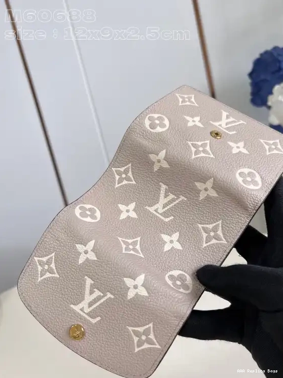 Aaa replica bags VUITTON cm VICTORINE LOUIS WALLET-12*9.5*2.5 0509